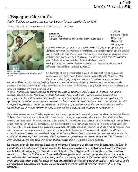 Luz Iberica_le Devoir